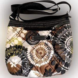VERA BRADLEY Quilted Microfiber Medallion Crossbody Bag